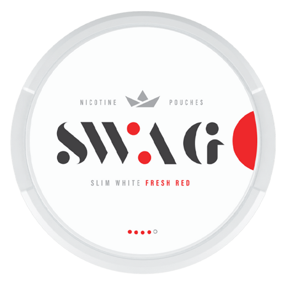 Swag Fresh Red Ultra Strong 25MG/G Nicotine Pouches (20pcs/Can) | Premium Vapes shop UAE
