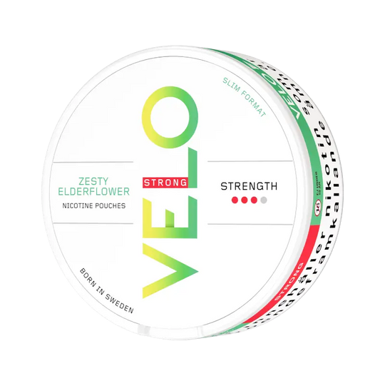 Velo Zesty Elderflower Nicotine Pouches (20pcs/Can) | Premium Vapes shop UAE