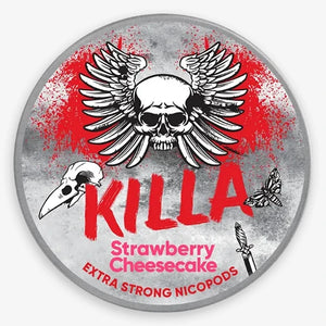 KILLA Strawberry Cheesecake Nicotine Pouches (20pcs/Can) | Premium Vapes shop UAE