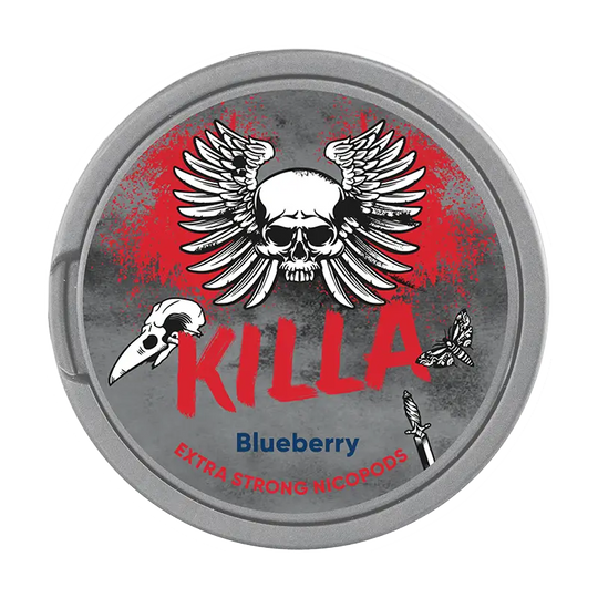 KILLA Blueberry Extra Strong Nicotine Pouches (20pcs/Can) | Premium Vapes shop UAE