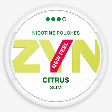 ZYN Citrus Slim Strong Nicotine Pouches (20pcs/Can) | Premium Vapes shop UAE