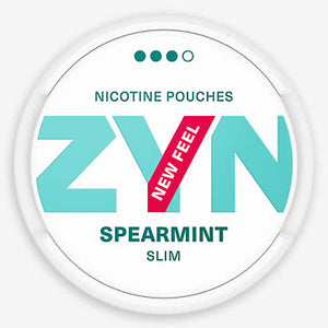 ZYN Spearmint Slim Strong Nicotine Pouches (20pcs/Can) | Premium Vapes shop UAE