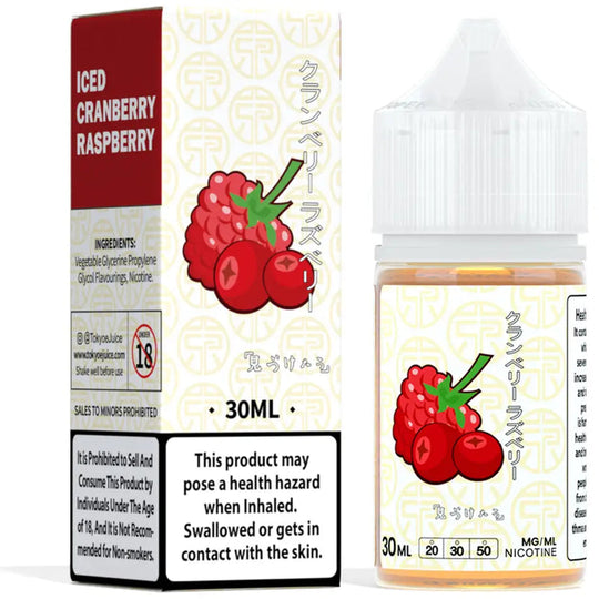 Tokyo Iced Cranberry Raspberry Salt 30ml | Premium Vapes shop UAE