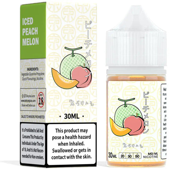 Tokyo Iced Peach Melon Salt 30ml | Premium Vapes shop UAE