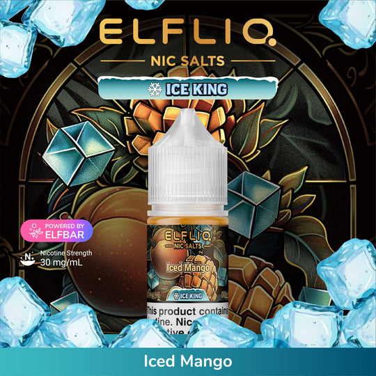 ELFLIQ Iced Mango Salts Ice King 30ml | Premium Vapes shop UAE