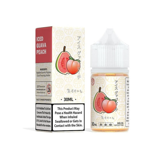 Tokyo Iced Peach Guava Salt 30ml Uae | 50mg 30mg strong Premium Vapes shop UAE