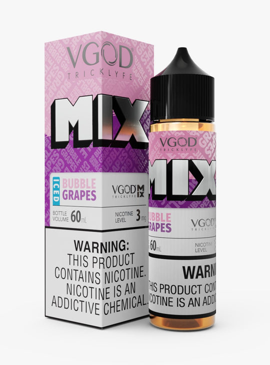 VGOD Iced Bubble Grapes Eliquid | 60ml ice cold menthol finish Premium Vapes shop UAE 