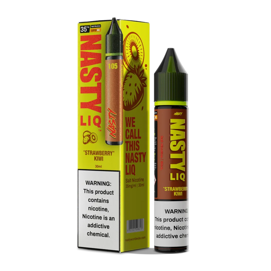 Nasty LIQ - Strawberry Kiwi Salt | Juicy strawberries and lively kiwi blended to create a refreshing taste Premium Vapes shop UAE