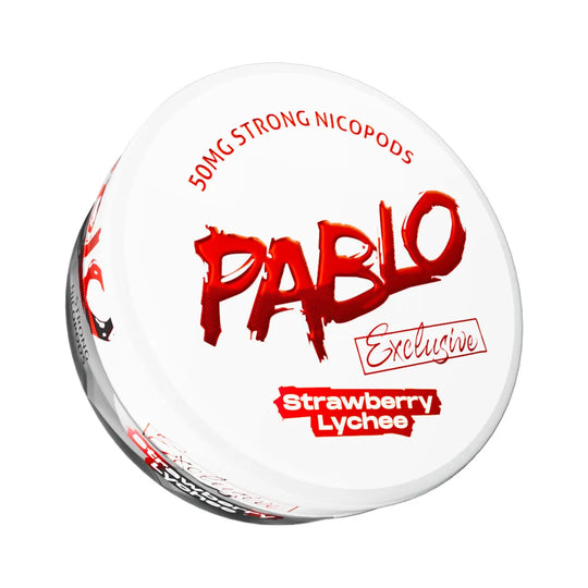 Pablo Exclusive Strawberry Lychee Nicotine Pouches (20pcs/Can) | Premium Vapes shop UAE