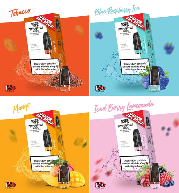 IVG Replacement Pods - i Vape Great