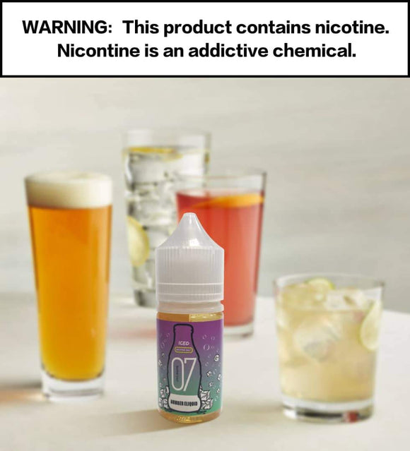 Numbers E-liquid - Number 7 Energy SaltNic 30ml / 35mg,30ml / 50mg | Premium Vapes shop UAE