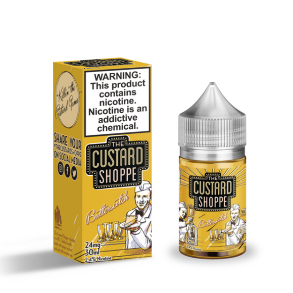 THE CUSTARD SHOPPE - BUTTERSCOTCH (NIC SALT) | UAE Vapors R Us - The first vape store in UAE